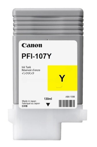 TINTA CANON PFI-107Y AMARILLO 6708B001AA 130ML