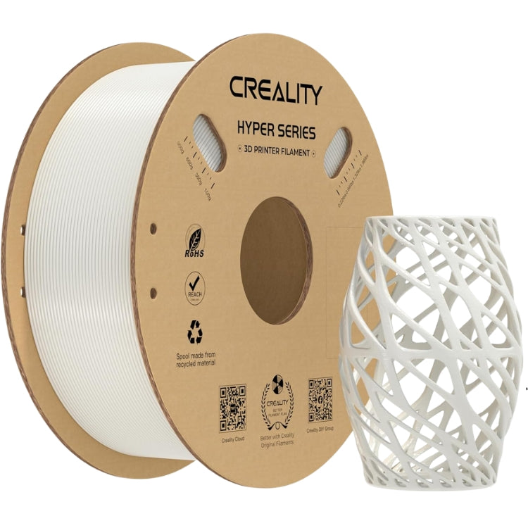 Bobina de filamento 3D Creality CN-4967 CR-PETG 1.75mm 1kg blanco