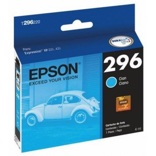 TINTA EPSON 296 T296220-AL CYAN XP231/XP431 (250 PAG)