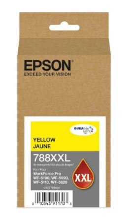 TINTA EPSON 788XXL T788XXL420-AL AMARILLO DURABrite WF-5190/WF-5690 (4 000 PAG)