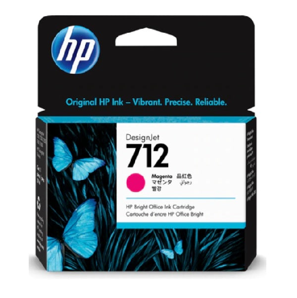 Tinta HP LF 712 3ED68A magenta Designjet T210 / T230 29 ml