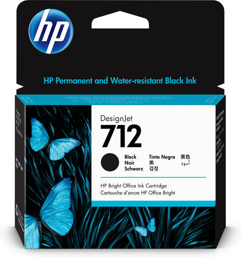 Tinta HP LF 712 3ED71A negro Designjet T210 / T230 80ML