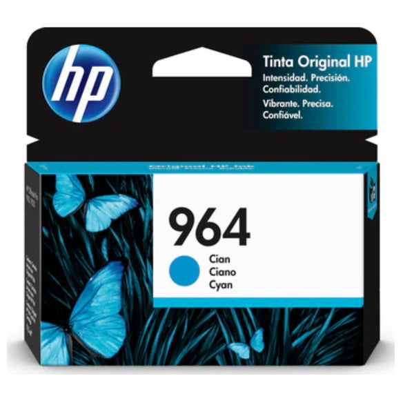 TINTA HP 964 3JA50AL CIAN OFFICEJET (700 PAG) OfficeJet Pro 9010 9016 9018 9020