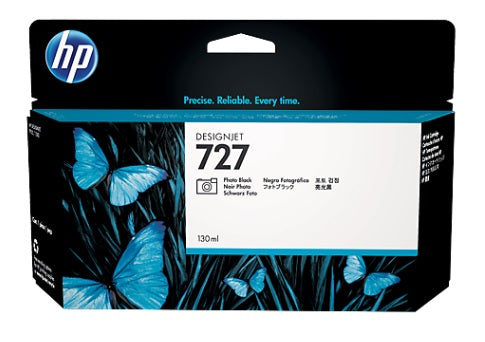 TINTA HP LF 727 B3P23A NEGRO FOTOGRAFICO DesignJet T1500 /T2500/T920 130ML