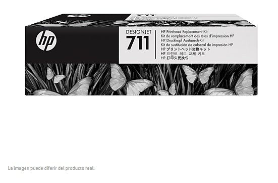CABEZAL Y KIT DE REEMPLAZO HP LF 711 C1Q10A DESIGNJET