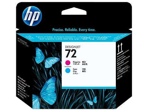 TINTA HP LF 72 C9383A CYAN-MAGENTA CABEZAL DJ T1100/T610 130 ML