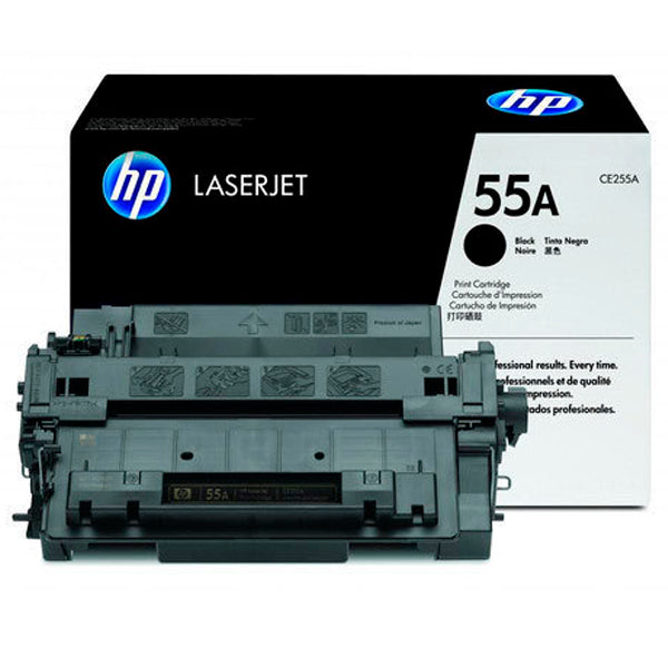 TONER HP 55A CE255A NEGRO LASERJET P3015dn/M521dn/M525dn/M525f (6 000 PAG)