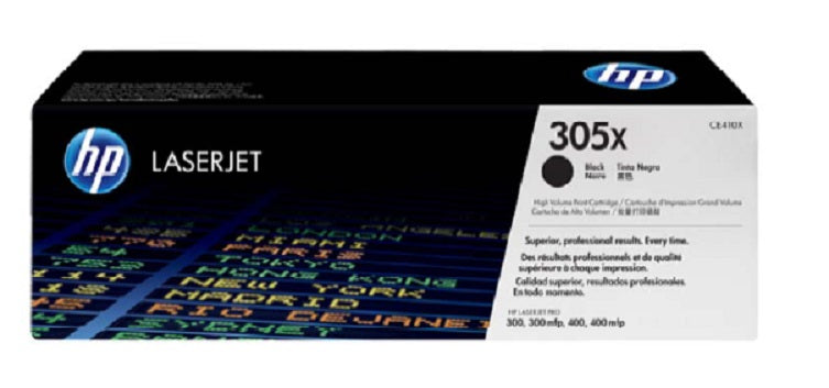 TONER HP 305X CE410X NEGRO LASERJET PRO M451/M475 ALTO RENDIMIENTO (4 000 PAG)