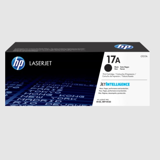 TONER HP 17A CF217A NEGRO LASERJET PRO M102w/M134a/M130nw/M130fw (1 600 PAG)