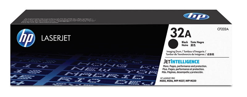 TAMBOR DE IMAGEN HP 32A CF232A NEGRO LASERJET PRO M203dn/M203dw/M227fdw/M227sdn (23 000 PAG)