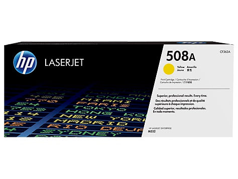 TONER HP 508A CF362A AMARILLO LASERJET M553dn/M577dn (5 000 PAG)