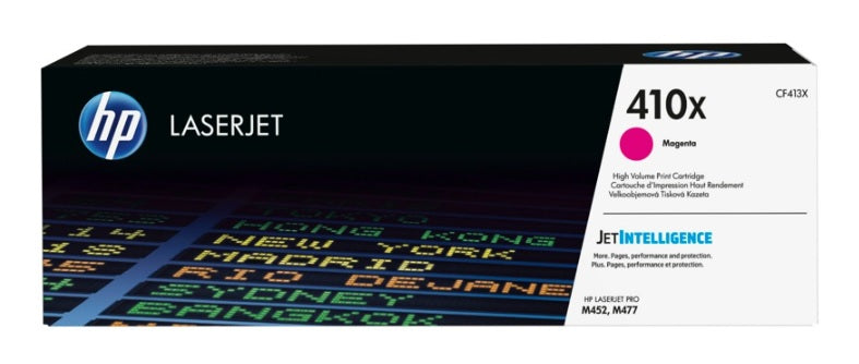 TONER HP 410X CF413X MAGENTA LASERJET PRO M452dn/M452dnw/M477fdn ALTO RENDIMIENTO (5 000 PAG)