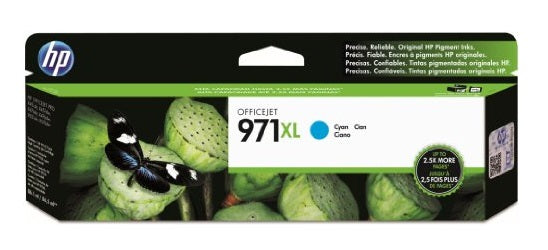 TINTA HP 971XL CN626AM CYAN OFFICEJET PRO X476dw (6 600 PAG)