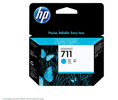 TINTA HP LF 711 CZ130A CYAN DESIGNJET T120 T520 29ML