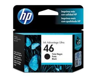 TINTA HP 46 CZ637AL NEGRO DESKJET 2529/4729/2029 (1 500 PAG)