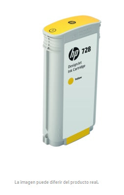 TINTA HP LF 728 F9J65A AMARILLO LF DESIGNJET T730/T830 130ML