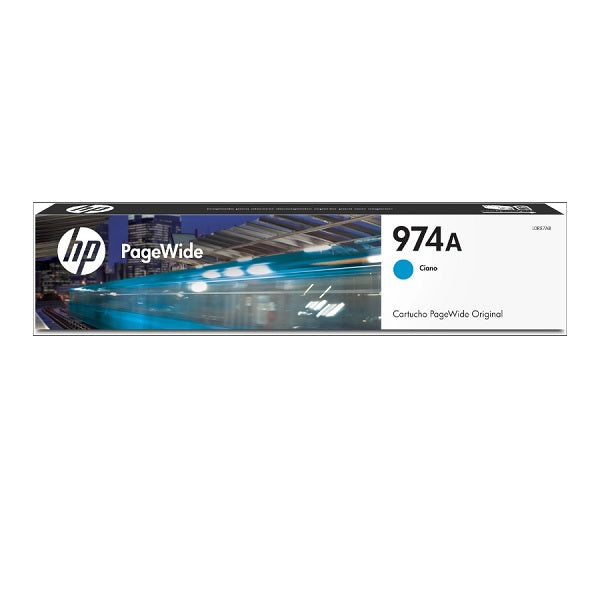TINTA HP 974A L0R87AL CYAN PAGEWIDE 352/377/PRO452/477dw/552/577 (3 000 PAG)