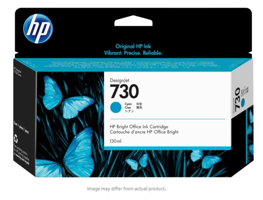 TINTA HP LF 730 P2V62A CYAN DESIGNJET T1700 130 ML