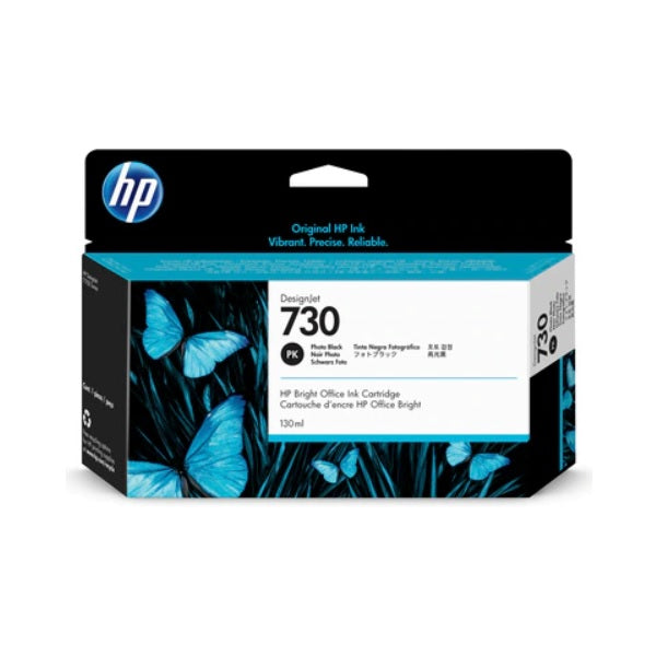 TINTA HP LF 730 P2V67A NEGRO FOTOGRAFICO DESIGNJET T1700 130 ML