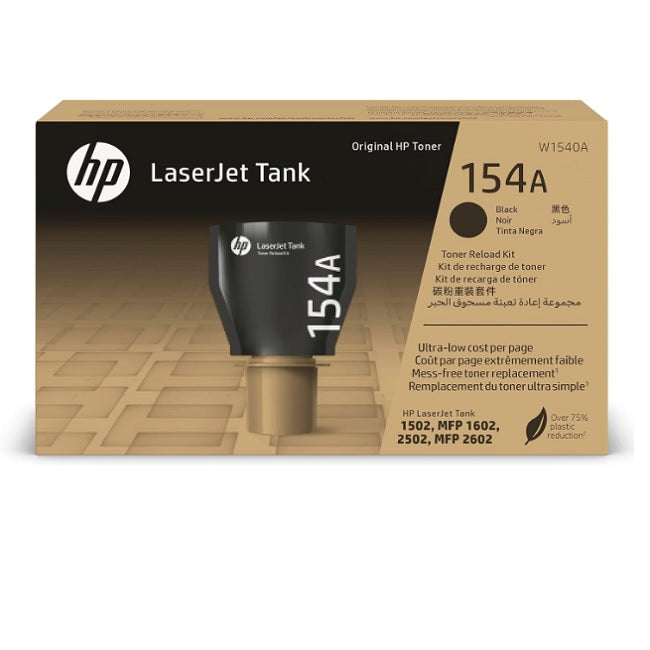 Tóner HP 154A W1540A Negro LaserJet Tank MFP 2602SDW / 1602W (2 500 Pág)