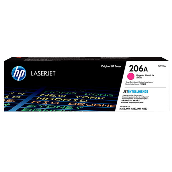 TONER HP 206A W2113A MAGENTA LASERJET PRO M255DW/ M283FDW (1250 PAG)