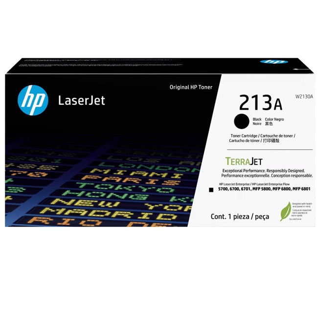 Tóner HP 213A W2130A Negro LaserJet Enterprise 5700DN / MFP 5800 (3 500 Páginas)