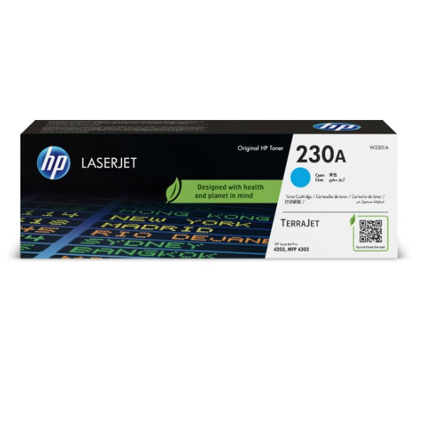 TONER HP 230A W2301A CIAN LASERJET PRO 4203 / MFP 4303 (1 800 PAG)