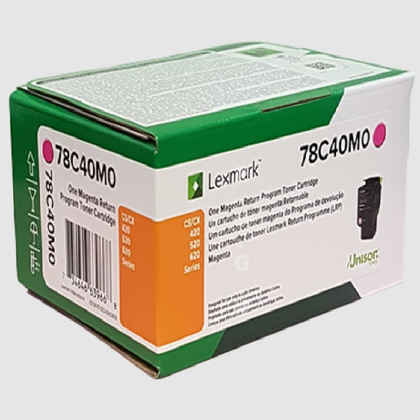 TONER LEXMARK 78C40M0 MAGENTA CX522ADE / CS521DN (1 400 PAG)