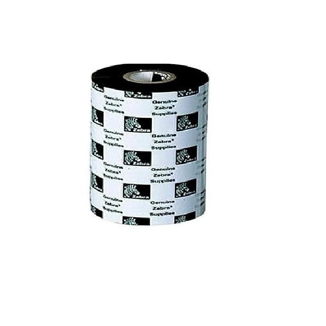 Cartucho de cinta Zebra Ribbon Cera Resina 110mmX450mts Estandar nucleo de 25 mm (1 pulg.) l 05555BK11045