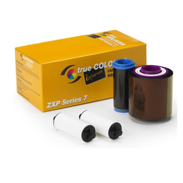 Cartucho de cinta Zebra Ribbon Color para ix series ZXP Serie 7 YMCKO 750 Imagenes .
