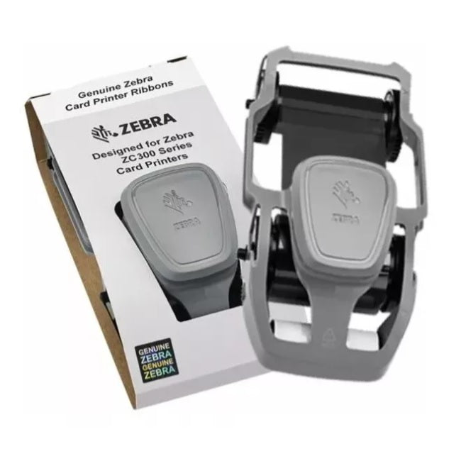 Cartucho de cinta Zebra Ribbon Negro 2000 Imagenes Para ZC300/350/ZC100 - 800300-301