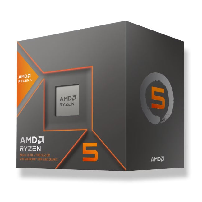 Procesador AMD Ryzen 5 8600G con disipador y graficos socket AM5 6Core 4.3Ghz 65w Zen 4