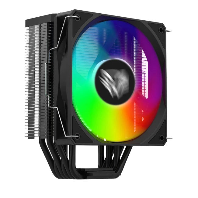 Enfriamiento de Aire Balam Rush Negro Nitrox NX60 6 Tubos de calor de cobre 1 Vent Silencioso de 120mm ARGB Torre de Calor en Aluminio