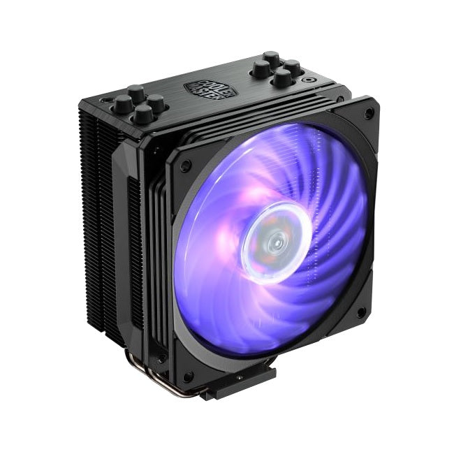 Ventilador Cooler Master Hyper 212 Black RGB 120mm 690-2500RPM negro