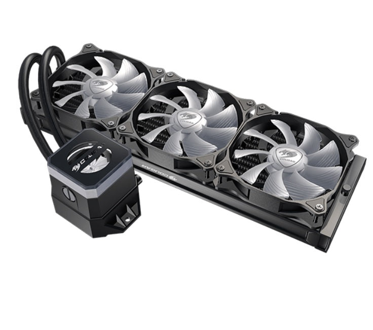 Enfriamiento Liquido Cougar Helor 360 Negro ARGB 3x120mm 1800rpm