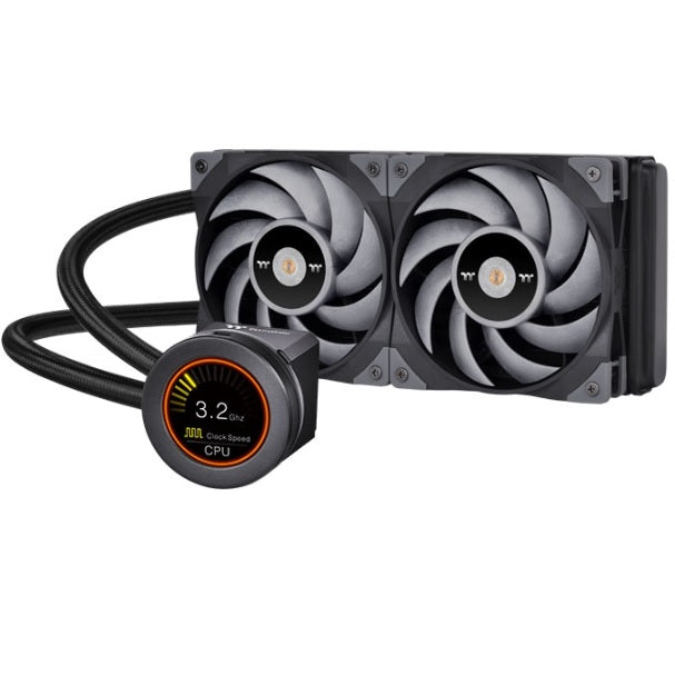 Enfriamiento Líquido Thermaltake Ultra240 2 Vent 120mm Negro Pantalla LCD 2.1 Pulg