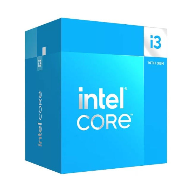 Procesador Intel Core i3-14100 con disipador y graficos LGA 1700 14a Gen 4Core 3.5Ghz 60w