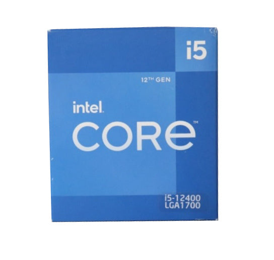 Procesador Intel Core i5-12400 con disipador y graficos LGA 1700 12a Gen 6Core 2.5Ghz 65w