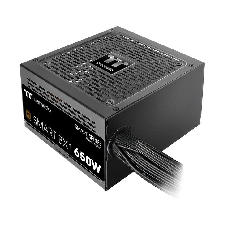 Fuente de poder Thermaltake 650W Smart BX1 80plus Bronze No Modular PS-SPD-0650NNFABU-4