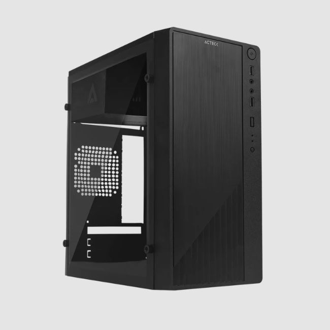 Gab Acteck KIOTO GC220 negro AC-933063 fuente 500W Micro ATX/Mini-ITX sin ventiladores
