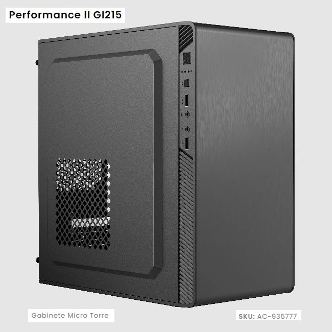 Gabinete Acteck Performance II GI215 Negro Fuente 500W Micro Torre AC-935777