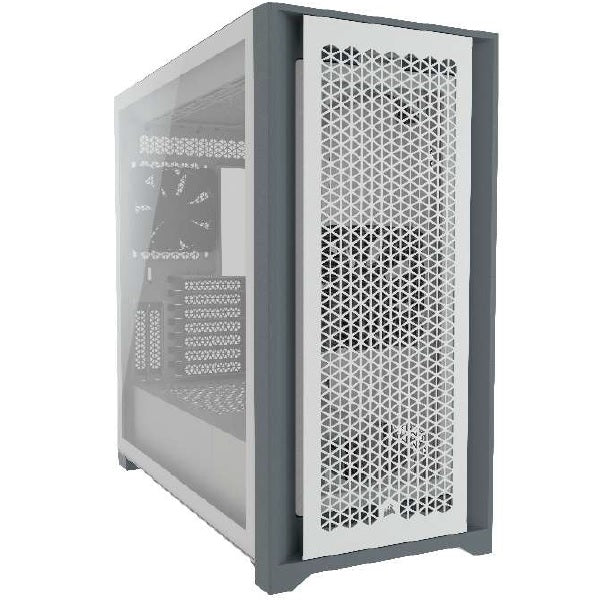 Gabinete Corsair 5000D AIRFLOW blanco cristal templado ATX semitorre 2*ventiladores