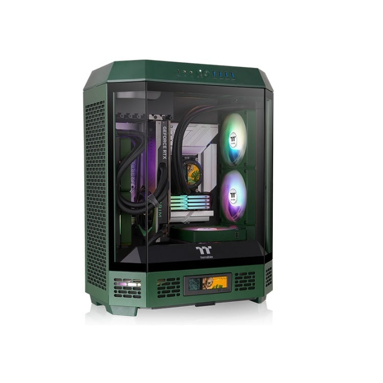 Gabinete Thermaltake The Tower 600 Mid Tower Racing Green Verde ATX CA-1Z1-00M1WN-00