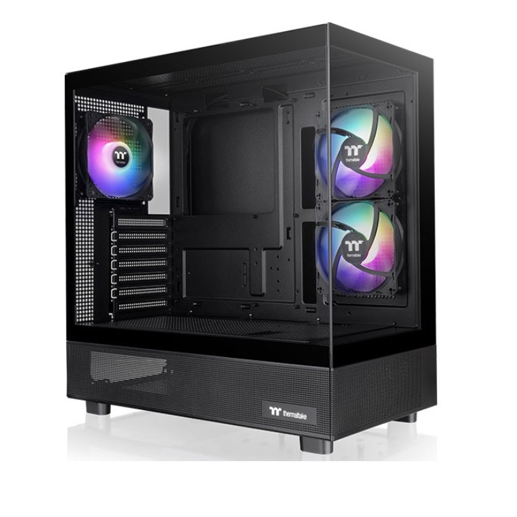 Gabinete Thermaltake View 270 PLUS TG ARGB Mid Tower Negro 3xVentiladores 120mm ATX CCA-1Y7-00M1WN-01