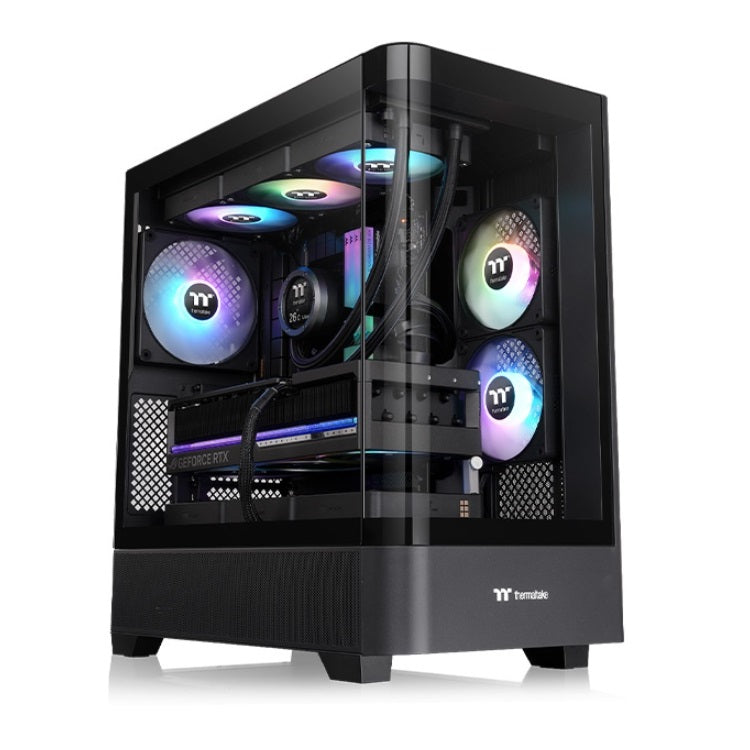 Gabinete Thermaltake View 290 TG ARGB Mid Tower Negro 3xVentiladores 120mm ATX CA-11G-00M1WN-00