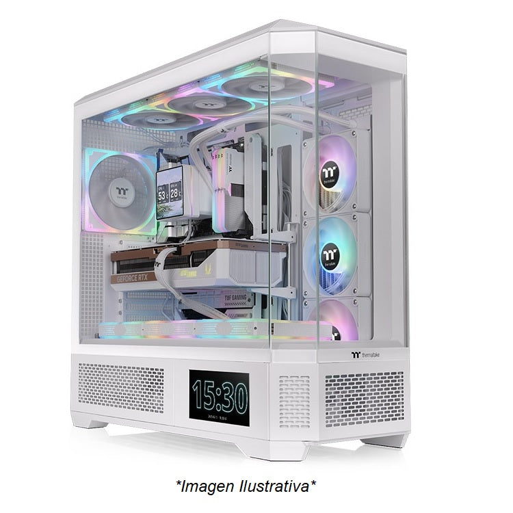 Gabinete Thermaltake View 600 TG Full Tower Snow Blanco E-ATX CA-11H-00F6WN-00