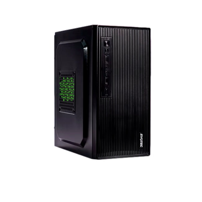 Gabinete Evotec mini ATX fuete 500w