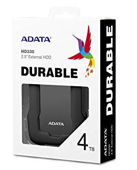 HD EXT 4TB ADATA 2.5 USB 3.1 negro contra golpes AHD330-4TU31-CBK