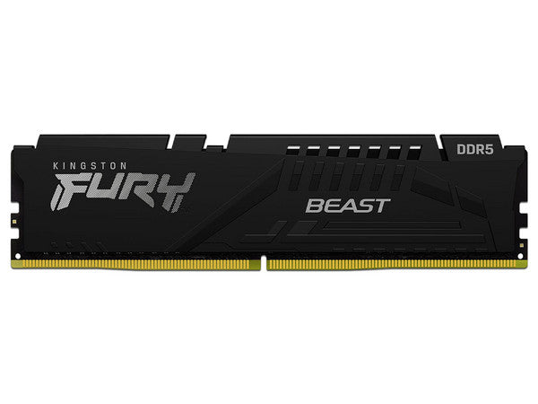Memoria DIMM Kingston Fury Beast, DDR5 PC5-41600 (5200MHz), XMP, CL40, 16GB. pc