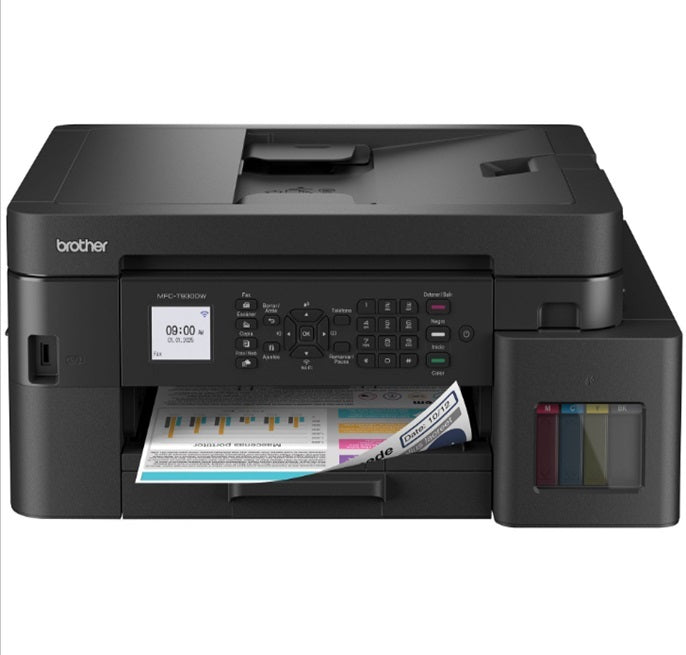 Multifuncional Brother MFCT930DW Tinta Continua Color InkBenefit Tank Duplex ADF USB WiFi 2.4 GHz/5 GHz Ethernet 30ppm